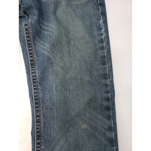 Ariat Men’s M4 Low Rise Dark Wash Denim Blue Boot Cut Jeans Size 34/34 MX12FA16 - Picture 6 of 16
